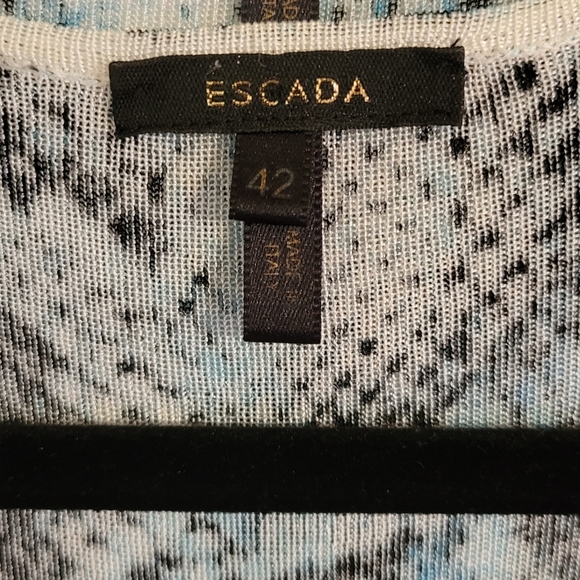 Escada 2 piece sequined top size 42 Italy - Picture 3 of 5